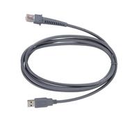 2pcs 2M USB Cable USB-A Male to RJ45 Cable for Datalogic CAB4120 QD2130 QD2110 GPS4490 Barcode Scanner