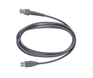 2pcs 2M USB Cable USB-A Male to RJ45 Cable for Datalogic CAB4120 QD2130 QD2110 GPS4490 Barcode Scanner
