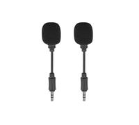 2pcs 3.5mm Microphone In- Three Poles Short Microphone for OSMO Pocket Action Camera
