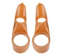 2pcs 3 Way Electronic Car Crossing Coaxial Speaker Bracket Plastic Coffee Color Proof Speaker Support Holder for Car System Speaker and Sound Enhancement