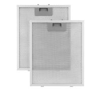 2Pcs 320x260mm Aluminum Mesh Filter Cooker Hood Filters Kitchens Hoods Oil Filter Mesh Hood Grease Filter Mesh For Home Kitchen