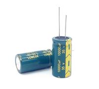 2pcs 35v10000uf volume 18x35mm aluminum electrolytic capacitors Capacitance Meters