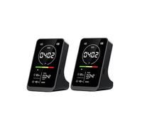 2Pcs 4 in 1 CO2 Infrared Sensor Air Quality Detector Carbon Dioxide Temperature Humidity Monitor TVOC Digital Analyzer