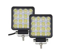 2pcs 4 Inch 48W Spot Work Light LED Light Bar, Wide Beam Work Light for Off Road Truck SUV and 4x4 Fog Light