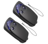 2Pcs 433,92 MHz Mando Garaje para Nice FlO2r-s, 2 Botones Mando Garaje Clonador, Mandos Puerta Garaje Automated Gate Compatibles con Receptores FLOXR FLOXIR FLOX2R OXI OX2