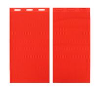 2pcs 5.4mm Beeswax Sheet, Rubber Flexible Beeswax Press Mold Beekeeper Equipment for DIY Candle Making and Beekeeping (Red)