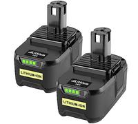 2pcs 5.5Ah batería de Repuesto para Ryobi 18V batería RB18L50 RB18L40 RB18L25 RB18L15 RB18L13