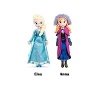 (2Pcs, 50cm) 40/50cm Frozen Elsa Anna Peluche Juguete Muñeca de Peluche