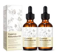 2PCS 60ml Aceite Cyperus Rotundus, Aceite Inhibidor Del Vello, para Depilaci, Reduce el Crecimiento Del Vello No Deseado, para la Depilaci Corporal y Facial Mujeres, Reduce Los Poros