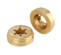 2pcs 63g de latón de la Rueda Interna de latón contrapesos compatibles con 1. 9 2. Las Llantas de 2 Pulgadas se adaptan a 90046 TRX6 VS4-10 Vehículos RC Crawler(2PCS)