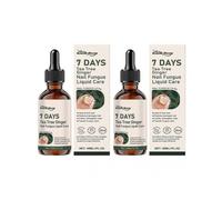 (2pcs)7 Days Tea Tree Ginger Nailfungus Treatments Nourishing Strengthening Nails Liquid for Healthier Growth