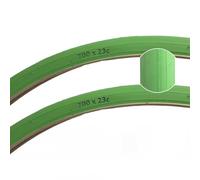 2pcs 700x23c Neumático Bicicleta, 700 23c Antipinchazos Clincher 23-622, Alta Presión 100 PSI, Resistente al Desgaste para Rueda Delantera Trasera Urbana