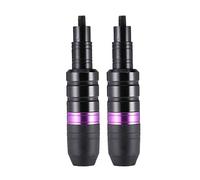 2pcs 8mm Motorcycle Anti Falling Rod Scooter, CNC Aluminum Engine Shatter Crash Frame Slider Protector Stick Crash Bar (Color : Black, Size : A)(Purple)