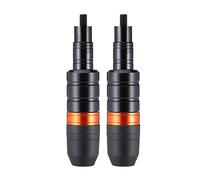 2pcs 8mm Motorcycle Anti Falling Rod Scooter, CNC Aluminum Engine Shatter Crash Frame Slider Protector Stick Crash Bar (Color : Black, Size : A)(Orange)