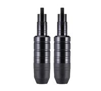 2pcs 8mm Motorcycle Anti Falling Rod Scooter, CNC Aluminum Engine Shatter Crash Frame Slider Protector Stick Crash Bar (Color : Black, Size : A)(Black)