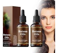 2PCS Aceite De Batana, Batana Oil, Aceite De Batana Pelo, nutre el cuero cabelludo y desintoxica para un cabello fuerte y saludable, aceite de batana orgánico de Honduras con romero, reduce la