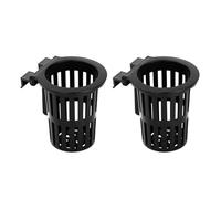2pcs Acuarios Soporte De Plantas para Diversos Tanques De Pescado Acuarios Sembradores Hidropónicos Cesta Cesta Pots Pescks Hábitat Oficina Peces Decors