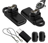 2pcs Adaptador De Carga USB-C Compatible con Garmin Fenix 7/7S/7X/6/6X/6S/Instinct 2/2S/Venu 2/2S/2 Plus Adaptador De Cargador Garmin Fenix 6 Portátil Compatible con Garmin