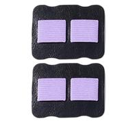 2Pcs Adhesive Pen Clip Organiser For Tablet Notebook Planner Journal Elastic Band Stand Double Slots Organiser Leather Pen Clip