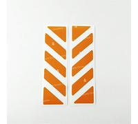 2pcs Adhesivos Reflectantes para GIVI Trekker Outback 37L 48L Bolsas Laterales (Naranja)