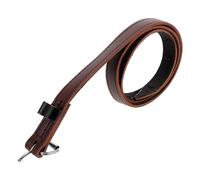 2PCS Adjustable Brown Stirrup Strap Oil Treated Full Grain Soft Non Stretch Equestrian Training Leathers Saddle Horse Para Caballo