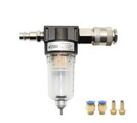 2pcs AF2000 Pneumatic Parts Air Filter Accessory Source Treatment Unit for Compressor Oil water separation(BT 6mm Fitting)