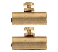 2pcs Aleación Aluminio Violon Tono Supresor Diseños Elegantes Violon