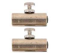 2pcs Aleación Aluminio Violon Tono Supresor Diseños Elegantes Violon