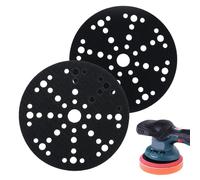 2PCS Almohadillas de Lijado Suave de 150mm con 49 Hoyos para Festool ETS 150 / ETS EC 150 / LEX 150, Latos Lija con Interfaz de Esponja para Lijar y Pulir, Almohadilla Suave de Lijado para Amoladoras