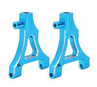 2Pcs Aluminium Alloy Lower Suspension Arm for HSP 1/10 Flat RC Car 94122, Blue RC Car Lower Suspension Arm Upgrade Accessory with High Strength and Lightweight Design for Off - Roa