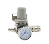 2pcs AR2000-02 AR3000-03 AR4000-04 Pneumatic Compressed Air Compressor Pressure Regulator Relief Valve 1/4" 3/8" 1/2"(AR2000-02 PC12-02)