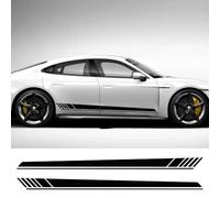 2pcs Auto Side Body Sports Racing Long Stripe Car Stickers Vinyl Wrap Decals DIY Sticker Automobiles Car Accessories