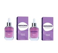 2PCS Bakuchiol Plumping Serum Skin Moisturizing & Soothing Essence for Women Smoothing Fine Lines Enhances Firmness & Elasticity