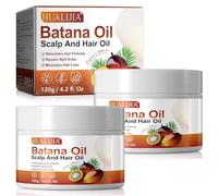 2PCS Batana Hair Oil, 100% Pure and Natural Batana Oil for Hair Growth, Aceite de Batana Pelo - Estimular el Crecimiento del Cabello, Prevenir la Pérdida de Cabello y Reparar el Cabello Dañado, 120g