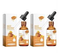 2PCS Bee Honey Eye Drops, 30ML Bright Eyes Drops, Hydrating & Moisturising, Naturally Soothing Eye Care - Moisturize, Relieve Fatigue, Gentle Protection, Fast-Absorbing Non-Greasy, For All Skin Type