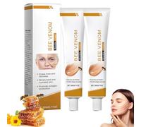 2PCS Bee Venom Cream, 20g Crema Antiarrugas con Veneno de Abeja, crema hidratante antiarrugas para la cara y el cuello, Cream Hidratante Antiedad Natural para todos los tipos de piel