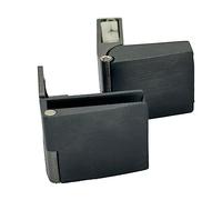 2pcs bisagra de cristal de la puerta del gabinete de cristal de la puerta del refrigerador del vino bisagra de cristal Clipable 3-5MM