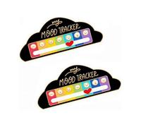 (2Pcs Black Mood Tracker)2pcs Funny Social Battery Pin, Interactive Enamel Mood Pin for 7 Days, Lucky Enamel Pins for Clothing Backpack Decoratio