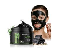 (2PCS)Blackhead Remover Mask for Face Women & Men, Bamboo Charcoal Peel Off Black Mask, Peeling Facial Masks for Deep Cleansing - All Skin Types, 120g