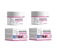 2PCS Body Brightening Cream Lighten Armpit Private Parts Melanin Reduce Darkening Remover Improve Body Dull Knee Butt Bleaching Creams