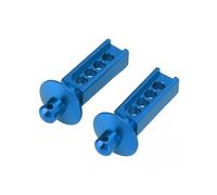 2Pcs Body Post Aluminium RC Upgrade Parts Accessories for Traxxas Mini E Revo Slash 1/16 Blue