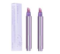 2PCS Bolígrafo De Aceites Para Cutículas, Bolígrafo De Aceites Hidratante Nutritivo Para Uñas Con Cepillo, Oil Hidratante Para Cutículas Para Uñas Para Reparar Uña Agrietadas Y Secas