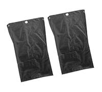 2pcs Bolsa De Carrito De Servicio De Hotel Bolsa De Repuesto Para Carro Doméstico Negro