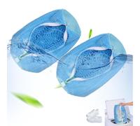 2pcs Bolsa Lavadora para Zapatos, Bolsa Lavadora zapatillas, Bolsa Lavar Zapatillas Lavadora, Lavable a Máquina, para Mayoría de Los Zapatos (Azul)