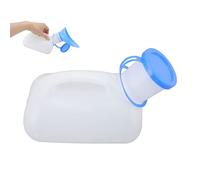 2PCS Botella de orina Botellas para urinario con embudo Botella de orina Orinarios unisex Botella de orina portátil para acampar al aire libre Viajes en coche 1000ml