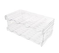 2pcs Botellero Vino Apilable -Organizador de Botellas Práctico y Versátil para 8 Botellas, Mueble Botellero para Nevera y Encimera,Cocina y Oficina, Botellero Frigorifico Diseño Elegante y Compacto