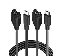 2PCS Cable Carga USB C para Garmin Approach S12 S40 S60 S62 Forerunner 245 | Cargador para Garmin Reloj Watch Fenix 7 7S 7X 6 6S 6X 5 5S 5X Approach S10 Forerunner 945 45 Vivoactive 3 4 4S Venu 2 2S