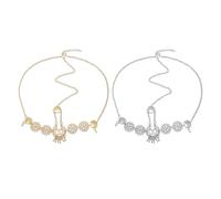 2Pcs Cadenas Para El Cabello Con Borlas, Accesorios Para El Cabello Vintage, Accesorios Para El Cabello Grabados En Metal, Accesorios De Ropa, Accesorios Para El Cabello Boho