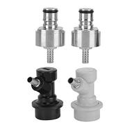 2pcs Cap carbonatación, de Acero Inoxidable con el carbonatador Barb Bola de Bloqueo del Conector, la Cerveza de Barril desconecte el Aparato de Homebrew Agua de Soda Carbonato Cerveza Refrescos