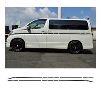 2PCS Car Door Side Stickers Camper Van Stripes Graphics Tuning Auto Accessories Vinyl Decals, For Nissan Elgrand E50 E51 E52 2.5